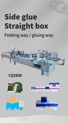 Mini PLC controllata Folder Gluer Machine per piccole scatole piegatura e soluzioni di colla