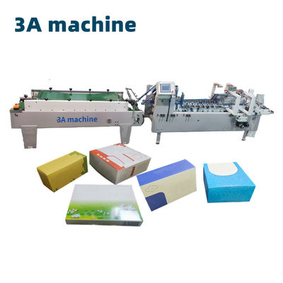 Macchina per la fabbricazione di scatole di cartone 230 m/min Velocità di lavoro Adatta per scatole da 250 g a 650 g