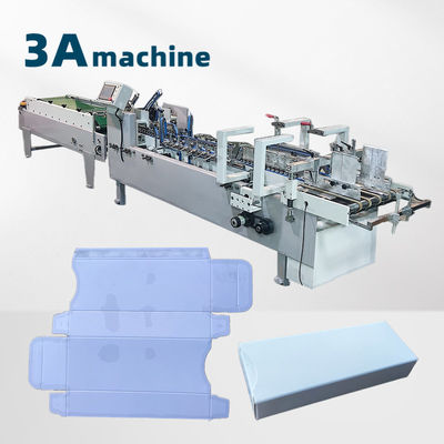 Macchina di incollaggio per cartoni automatici a 4 angoli 580E con video di ispezione in uscita