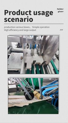Macchina di incollaggio per involucri a velocità con velocità di lavoro di 230 m/min e ampia gamma di dimensioni della carta
