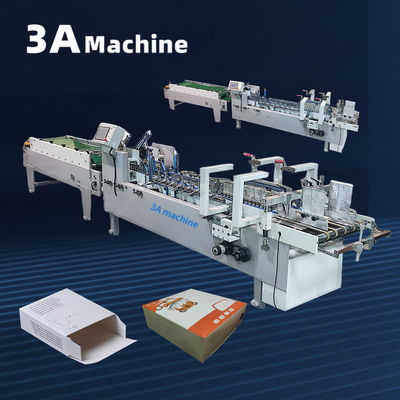 Presentazione Macchina di incollaggio per cartelle 1300KG Peso e feedback video per la realizzazione di scatole
