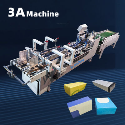 Presentazione Macchina di incollaggio per cartelle 1300KG Peso e feedback video per la realizzazione di scatole