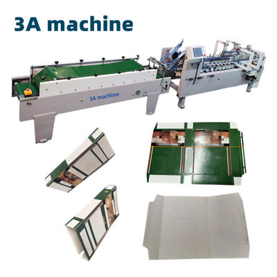 Presentazione Macchina di incollaggio per cartelle 1300KG Peso e feedback video per la realizzazione di scatole