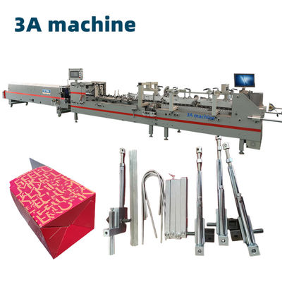 SHH-800AG-2 Gluer per cartelle di chiusura automatica per video di ispezione in uscita della scatola da pranzo