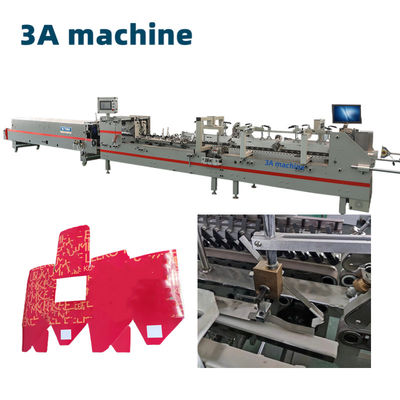Facile da usare SHH 800AG-2 Automatic Bottom Lock Turkey Folder Gluer Carton Machine