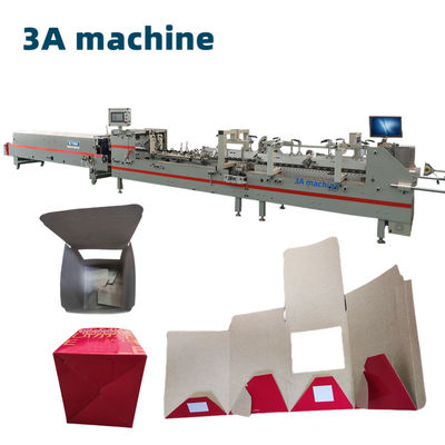 800 mm Max Size Automatic Bottom Lock Folding Glue Machine per macchine per la fabbricazione di scatole