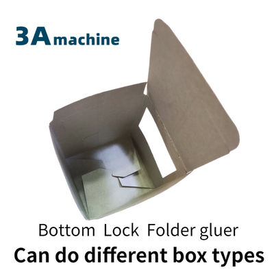 800 mm Max Size Automatic Bottom Lock Folding Glue Machine per macchine per la fabbricazione di scatole