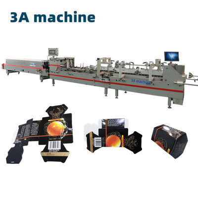 AS-800 Automatic Bottom Lock Paper Folding Machine Folder Gluer Facile da mantenere