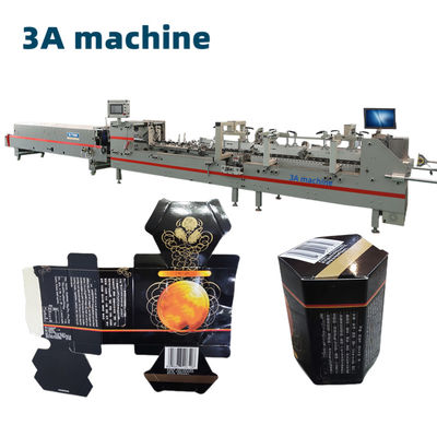 SHH 800AG-2 Automatic Bottom Lock Coffee Cup Sleeve Folder Gluer Machine con Disegno