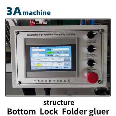 380V SHH 800AG-2 Macchina di incollaggio a casella ondulata a serratura automatica