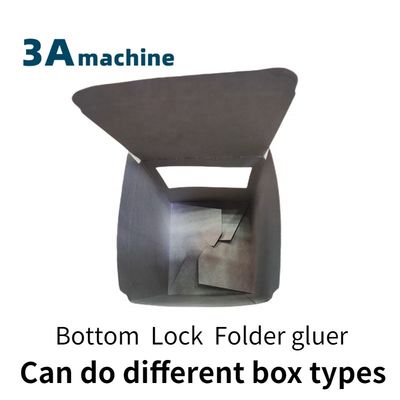 800 mm Max Size Automatic Bottom Lock Folder and Gluer Machine per cartone da 250 g a 650 g