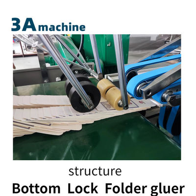 Meccanico SHH*800AG-2 Automatico Bottom Lock Press Flexo Folder Gluer
