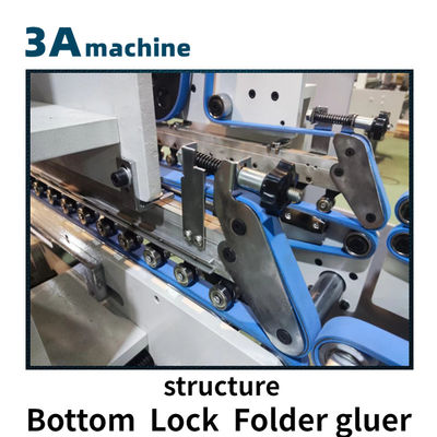 Meccanico SHH*800AG-2 Automatico Bottom Lock Press Flexo Folder Gluer