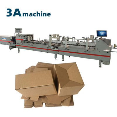 SHH 800AG-2 Blocco automatico di fondo Flexo Folder Gluer Perfetto per scatole pieghevoli di fondo
