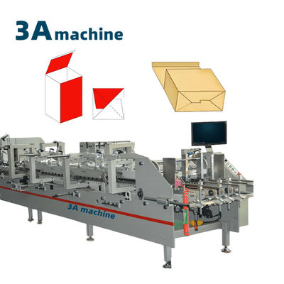 CQT900YG-2 Pre-folded Bottom Lock Packaging Box Making Machine per un'elevata produttività