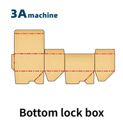 CQT900YG-2 Pre-folded Bottom Lock Packaging Box Making Machine per un'elevata produttività
