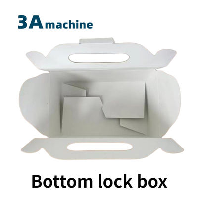 CQT900YG-2 Pre-folded Bottom Lock Packaging Box Making Machine per un'elevata produttività