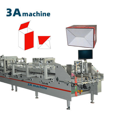 CQT-900YG-2 Pre-folded Bottom Lock Double Pieces Auto cartone ondulato Folder Gluer Machine