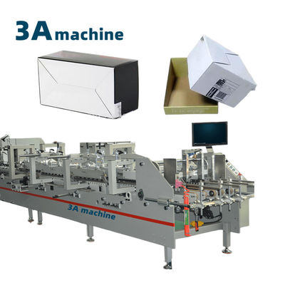 Ispezione video CQT900YG-2 Pre-folded Bottom Lock Jori Box Folder Gluer Box Machine