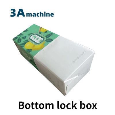 CQT900YG-2 Pre-folded Bottom Lock Take Away Food Box Making Machine per le scatole piccole