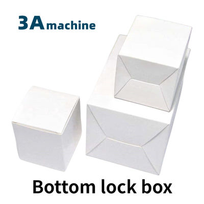 CQT900YG-2 Pre-folded Bottom Lock Take Away Food Box Making Machine per le scatole piccole