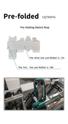 Prefolded Bottom Lock Box Paste Machine Stampa 2200 KG Jori Box Folder Gluer