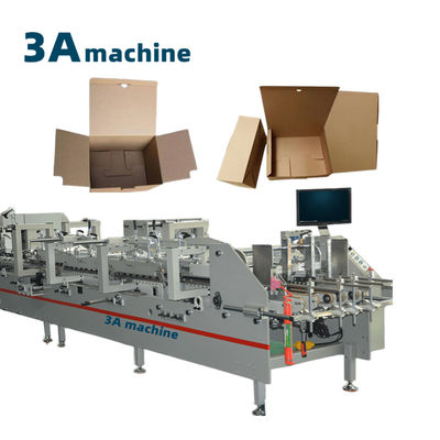 Scatola ampliata Mini Fast Food Box Termoforming Machine Folding Box Gluer CQT 900YG-2