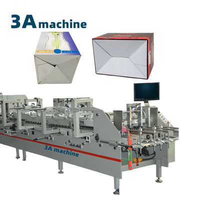 CQT 900YG-2 Pre-folded Bottom Lock Box Making Folder Gluer Machine per l'imballaggio alimentare