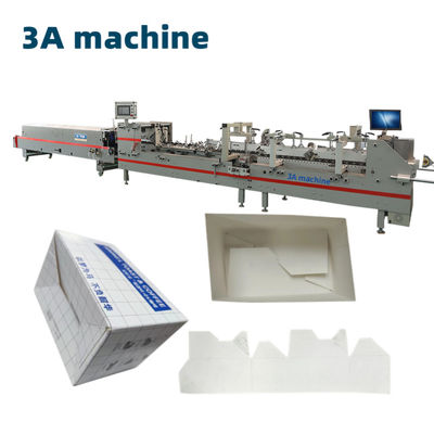 Macchina per incollatura di cartoni corrugati a chiusura inferiore pre-piegata con tensione 380V3P