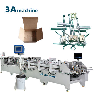 CQT 900YG-2 Pre-folded Bottom Lock Cartone ondulato Box Making Machine Folder Gluer