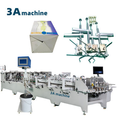 CQT 900YG-2 Pre-folded Bottom Lock Carton Box Making Machine Prezzi cartone Gluer Ricambi