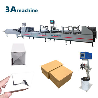 CQT 650JYG Pre-folded Crash Lock Bottom Box Semi-Automatic Folder Gluer per colla fredda