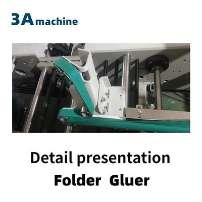 CQT 650JYG Pre-folded Crash Lock Bottom Box Semi-Automatic Folder Gluer per colla fredda