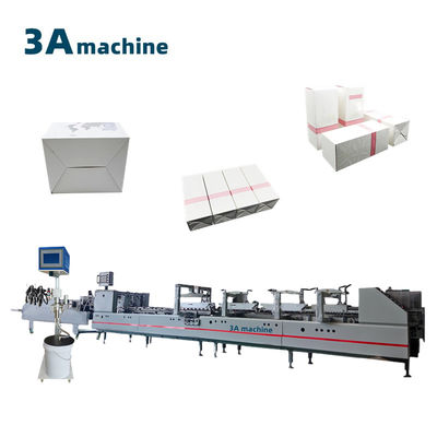 CQT 650JYG Pre-folded Crash Lock Bottom Box Automatic Folder Gluer Machine per scatole piccole
