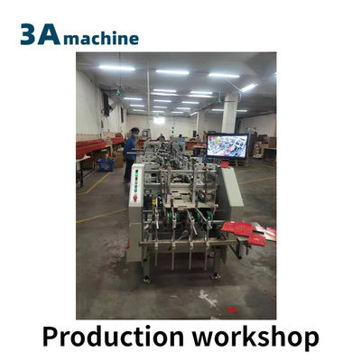 CQT 650JYG Pre-folded Crash Lock Bottom Box Automatic Folder Gluer Machine per scatole piccole