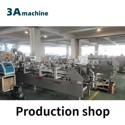 Flusso di lavoro CQT 650JYG Semi-automatico adesivo per cartelle con fondo pre-pieghevole e a blocco di rottura