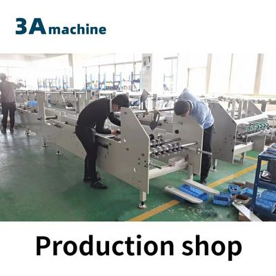 Flusso di lavoro CQT 650JYG Semi-automatico adesivo per cartelle con fondo pre-pieghevole e a blocco di rottura