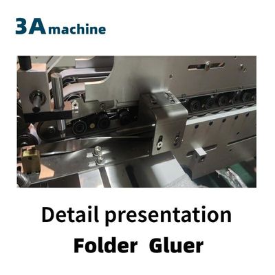 Velocità massima 300 metri/minuto 380V3P CQT 650JYG Crash Lock Bottom Box Folder-Gluer