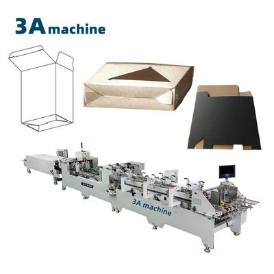 250g-650g Materiale carta cartonata doppia macchina adesiva automatica per scatole ondulate