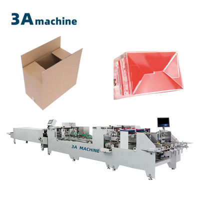 Materiale carta 1 Cartone 250g-650g Macchina di incollaggio a doppio blocco per scatole ondulate