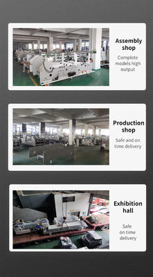 250g-650g Cartone a doppia serratura Bottom Box Folder Gluer Machine per parti di macchine per carta