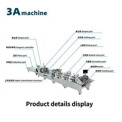 Macchina di incollaggio a doppia serratura con cartone ondulato / cartone con cartone 1300-JGKW