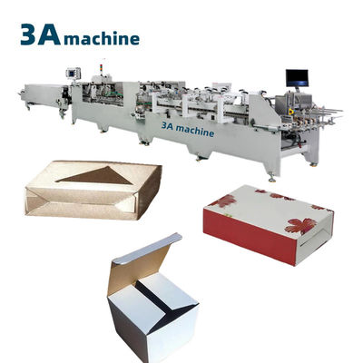 Macchina per ripiegare scatole ondulate con doppio blocco in fondo e colla laterale al modello 1300-JGKW