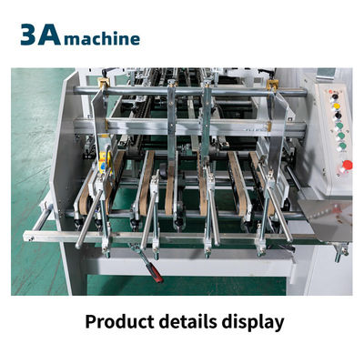 Macchina per ripiegare scatole ondulate con doppio blocco in fondo e colla laterale al modello 1300-JGKW