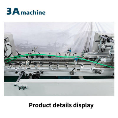 Macchina per ripiegare scatole ondulate con doppio blocco in fondo e colla laterale al modello 1300-JGKW