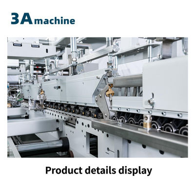Macchina per ripiegare scatole ondulate con doppio blocco in fondo e colla laterale al modello 1300-JGKW