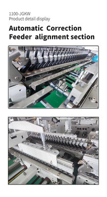 JGKW 1100 Gluer per cartelle a doppio blocco con diffusore di colla Gluer a blocco inferiore e colla laterale