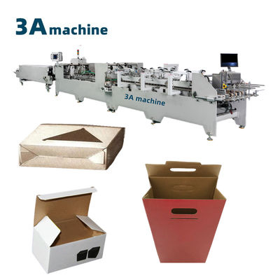 PLC controllato a doppio blocco Follower Bottom Gluer Machine Ricambi 1300JGKW