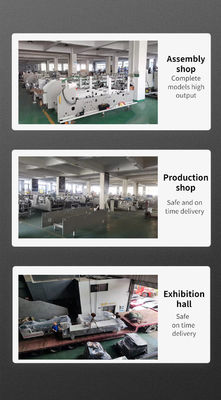 PLC controllato a doppio blocco Follower Bottom Gluer Machine Ricambi 1300JGKW