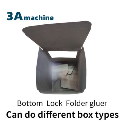 Motore elettrico SHH**800AG-2 Mini Lock Bottom Box Gluing Machine con facile funzionamento